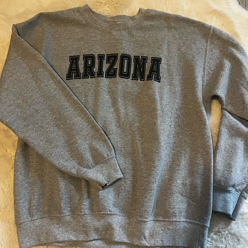 Gray Arizona Crewneck Sweater